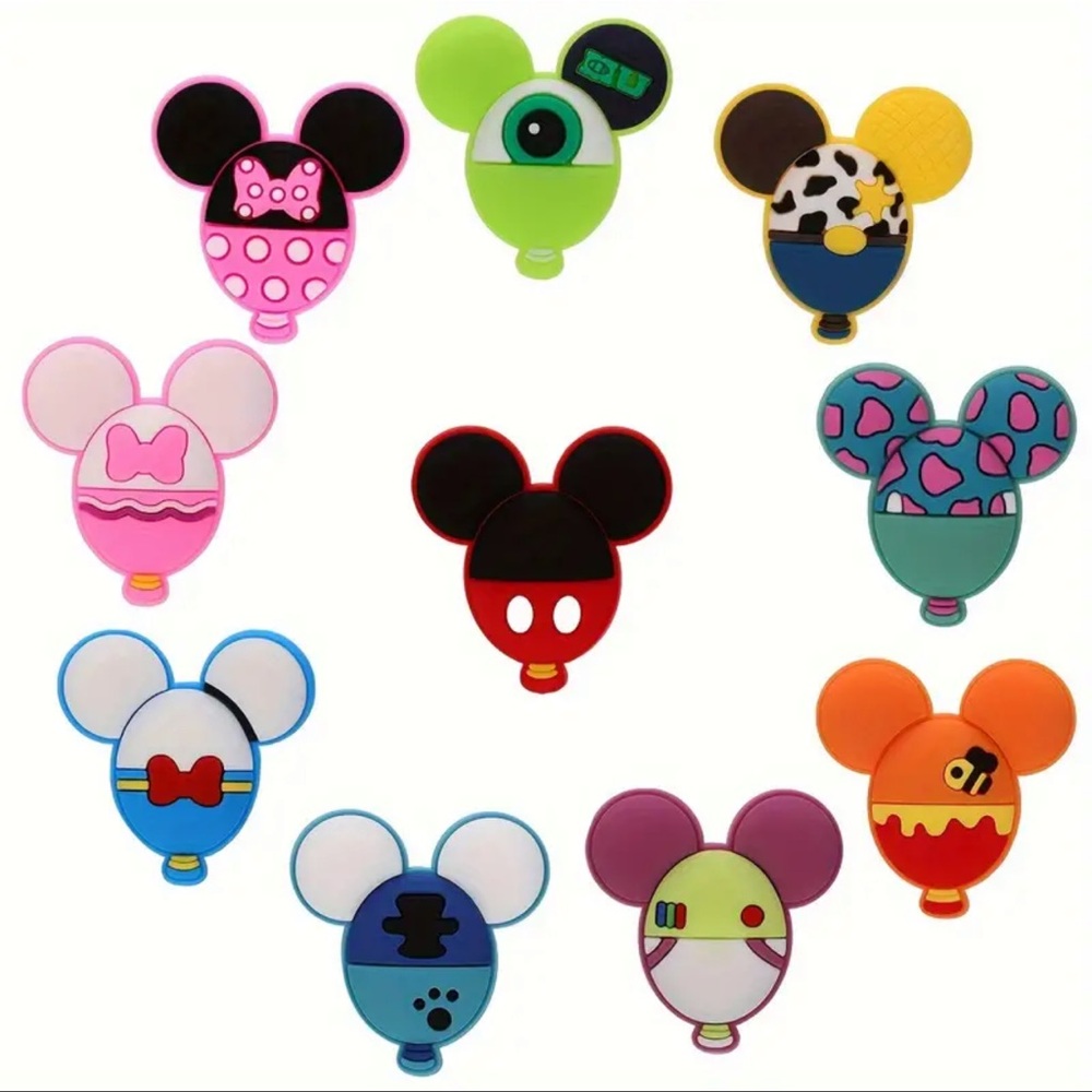 Shoe Charms 10pcs. Mickey Mouse Croc Charms Disney NEW Unisex